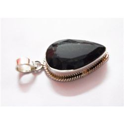 Natural 34.60 ctw Sapphire Pendant .925 Sterling