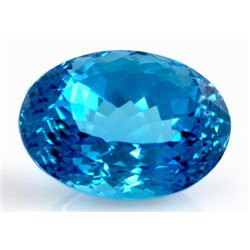 Natural Blue Topaz Oval Cut 23x16mm 1 pc/lot 29.48ctw