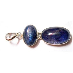 Natural 7.36 g Tanzanite Oval .925 Sterling Pendant