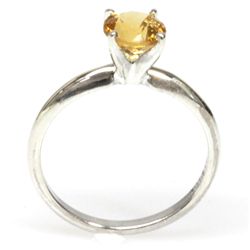 Natural 2.25ctw Citrine .925 Sterling Silver Ring
