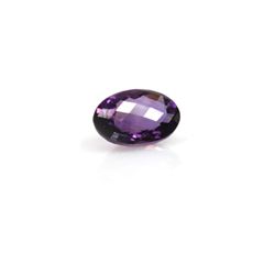 Natural Amethyst 5.50 ctw Oval Checkered Cut