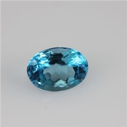 Natural Blue Topaz Oval Cut 10x14mm 5 pcs 37.35ctw