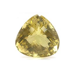 Natural Lemon Topaz Trillion Cut 36x38mm 1pcs 154.10ctw