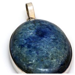 Natural 131.3 ctw Semi Precious .925 Sterling Pendant