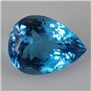 Image 2 : 21.79ctw Blue Topaz Pear Shape Semi-Precious Stone