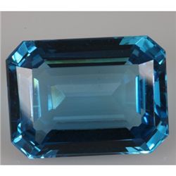 Natural Blue TopazEmerald Cut1 pc per lot31.44ctw