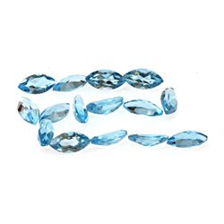 Natural Blue Topaz 10.01 ctw Marque