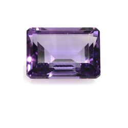 Natural Amethyst Gems 8.07 ctw Emerald Cut