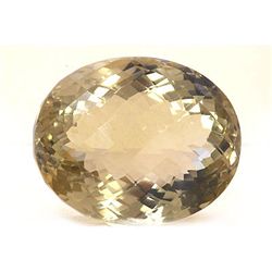 Natural Lemon Topaz Oval Cut 20x24mm 1 pc 39.21 ctw