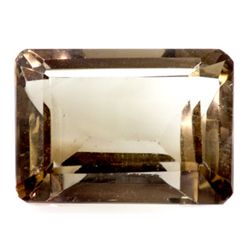 Natural Smokey Topaz Emerald Cut 25x17mm 53.83ctw