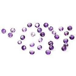 Natural 12.33ctw Amethyst Round Stone 4.5 to 8 (30)