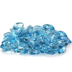 Natural Blue Topaz Marquise Cut 5x10mm 40 pcs 54.80 ctw