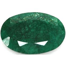 African Emerald Loose Gems 128.74ctw Oval Cut