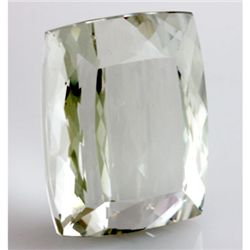 Natural Rare Green Kunzite Emerald Cut 25x30mm 96.52ctw