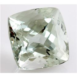 Natural Rare Green Kunzite Square Cut 23x23mm 74.63 ctw