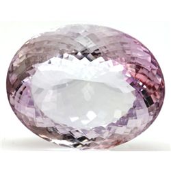 Natural Pink Amethyst Oval Cut 37x30mm 1pc/lot 122.2ctw