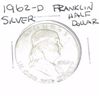 Image 1 : 1962-D Franklin SILVER Half Dollar *PLEASE LOOK AT PICTURE TO DETERMINE GRADE - NICE COIN*!!