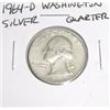 Image 1 : 1964-D SILVER Washington Quarter *PLEASE LOOK AT PICTURE TO DETERMINE GRADE*!!