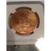 Image 2 : 1908 $20 GOLD SAINT-GAUDENS NO MOTTO NGC MS-63