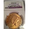 Image 1 : 1876 RARE CARSON CITY $20 GOLD