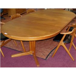 Vintage Danish-Mid Modern Wood Table.