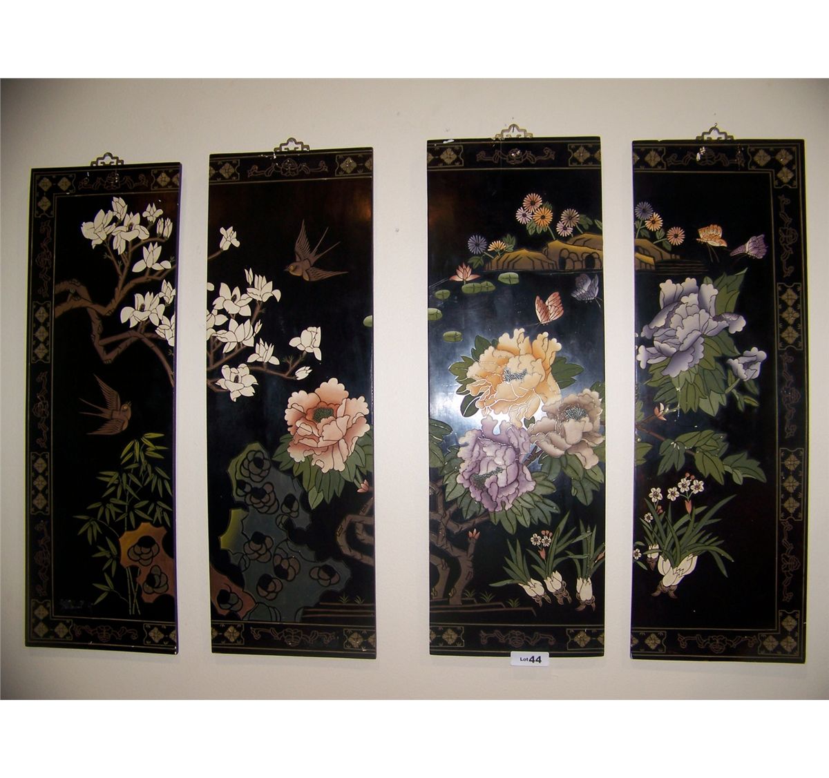 Four Panel Chinese Wall Art