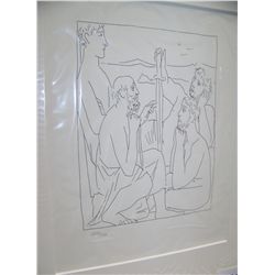 PABLO PICASSO "ERECITS de NESTOR SUR LA GUERRE" BLOCH #122.