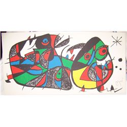 JOAN MIRO UNFRAMED LITHOGRAPH.