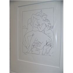 PABLO PICASSO "MORT D'ORPHEE" LITHOGRAPH Bloch.