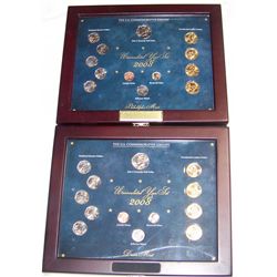 (2X$) U.S COMMEMORATIVE SETS 2008 P& D UNCIRCULATED