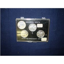 1943 steel cents set