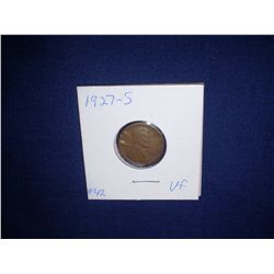 1927-s old wheatie penny