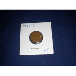 1927-s old wheatie penny