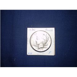 1921 liberty peace dollar