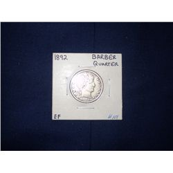 1892 barber quarter