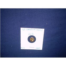 1907 saint gauden 22k