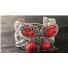Image 1 : red butterfly cuff bracelet