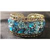 Image 1 : blue crystal cuff bracelet