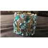 Image 1 : blue crystal cuff bracelet
