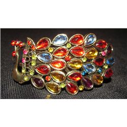 multi colored cuff bracelet