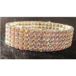5 row bling crystal bracelet