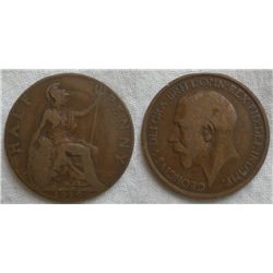 1919 half penny