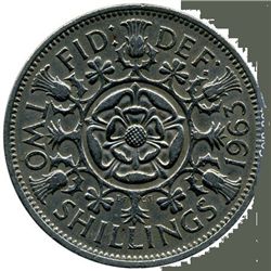1963 two shilling