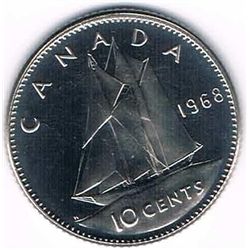 1968 dime