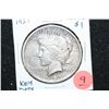 Image 1 : 1921 Peace $1, Key Date