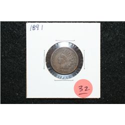 1891 Indian Head Penny