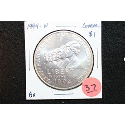 1994-W US Women in Military Service Memorial Commerative $1 Coin, BU
