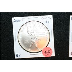 2006-P US Benjamin Franklin-Scientist Commerative $1 Coin, BU