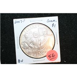 2007-P US Founding Jamestown Commerative $1 Coin, BU