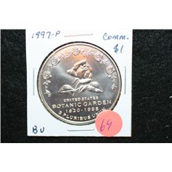 1997-P US Botanic Garden 175th Anniversary Commerative $1 Coin, BU